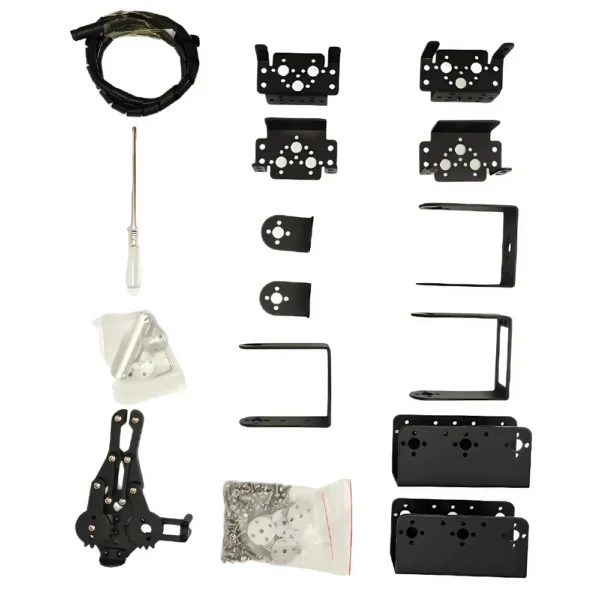 360 Degrees 6 DOF Robot Metal Alloy Mechanical Arm Claw Kit MG996R for Arduino Robotics Kit Educational Ps2 Programmable Toys - Image 5