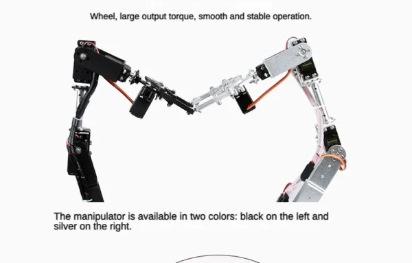 360 Degrees 6 DOF Robot Metal Alloy Mechanical Arm Claw Kit MG996R for Arduino Robotics Kit Educational Ps2 Programmable Toys - Image 9