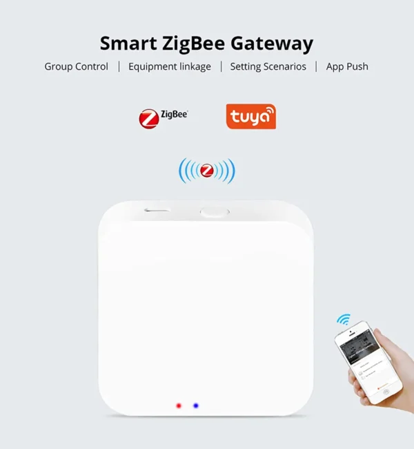 Tuya Zigbee 3.0 Gateway Hub Smart Home Wireless Bridge Smart Life APP Remote Control Automation Device Works with Alexa Google - Image 4