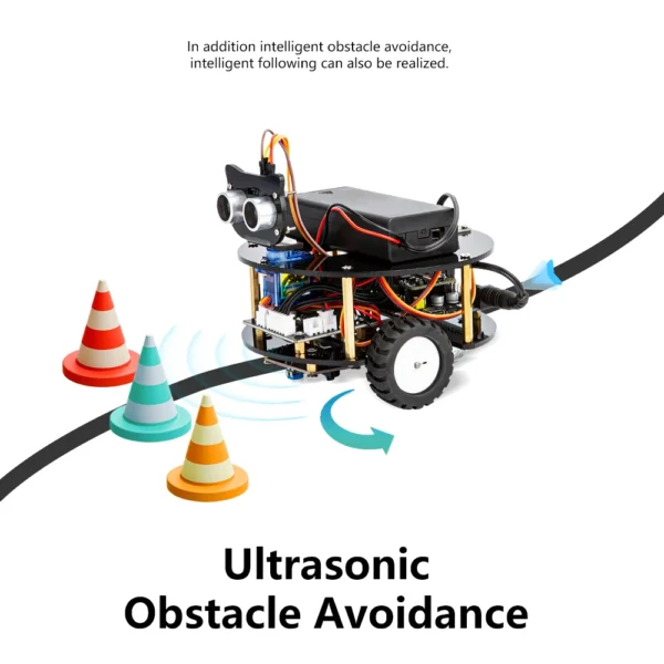 ESP32 Smart Robot Car Kit Remote Control Car for Arduino Programming Project STEM Education Science Coding Kit - Image 10