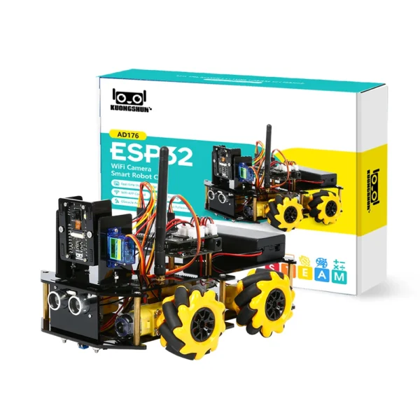 ESP32 Smart Robot Car Kit Remote Control Car for Arduino Programming Project STEM Education Science Coding Kit - Image 5