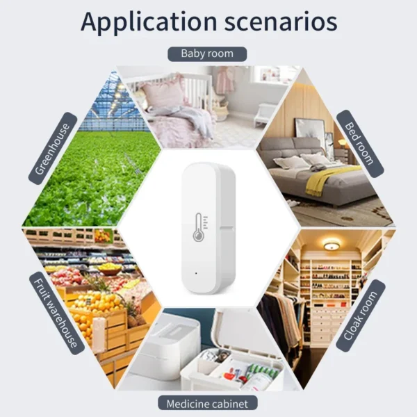 Zigbee 3.0 Smart Temperature Humidity Sensor Thermometer Hygrometer for Tuya Smart Home Alexa Google Assistant Battery Powered - Image 3