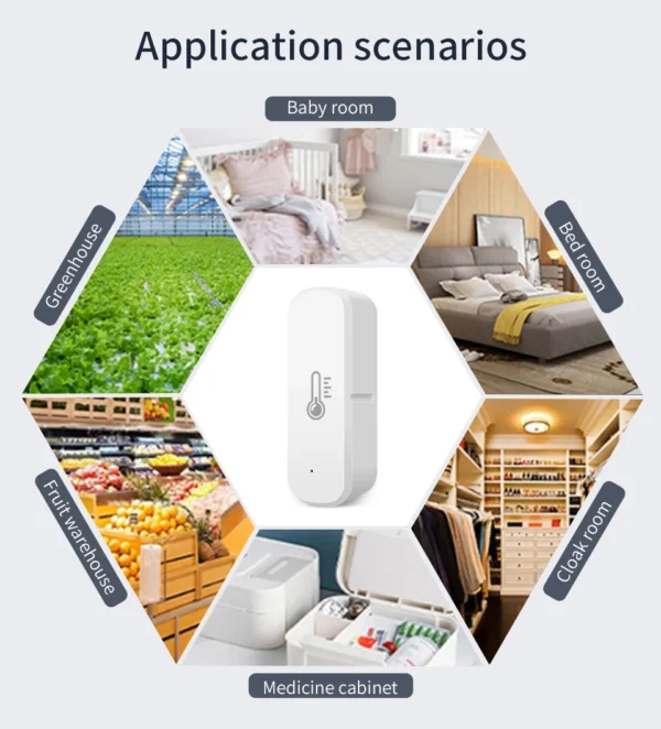 Zigbee 3.0 Smart Temperature Humidity Sensor Thermometer Hygrometer for Tuya Smart Home Alexa Google Assistant Battery Powered - Image 14