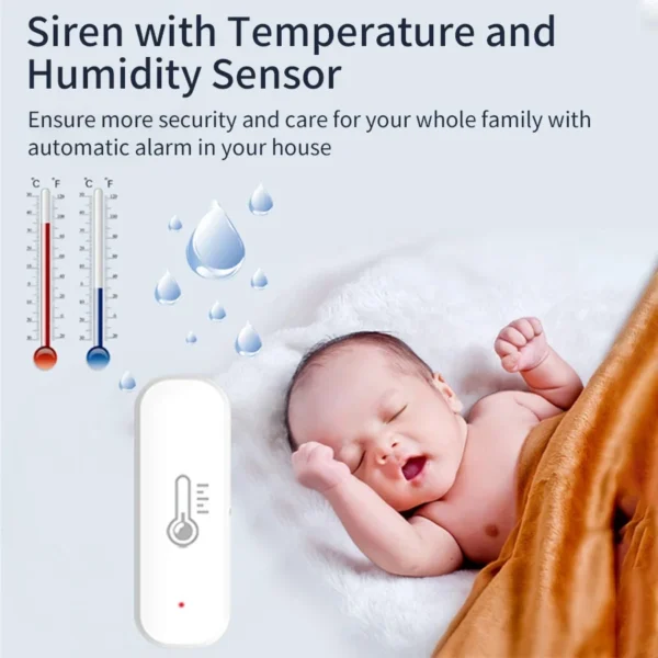 Zigbee 3.0 Smart Temperature Humidity Sensor Thermometer Hygrometer for Tuya Smart Home Alexa Google Assistant Battery Powered - Image 2