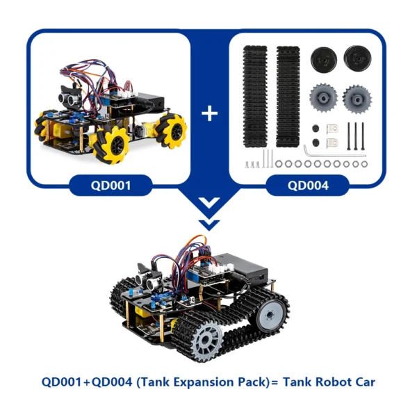 ESP32 Smart Robot Car Kit Remote Control Car for Arduino Programming Project STEM Education Science Coding Kit - Image 3