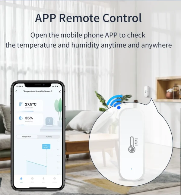 Zigbee 3.0 Smart Temperature Humidity Sensor Thermometer Hygrometer for Tuya Smart Home Alexa Google Assistant Battery Powered - Image 8