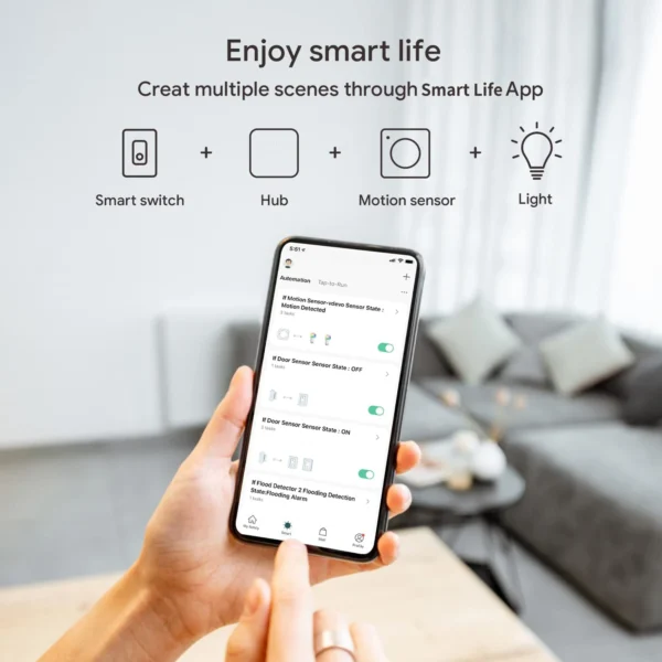 Tuya Zigbee 3.0 Gateway Hub Smart Home Wireless Bridge Smart Life APP Remote Control Automation Device Works with Alexa Google - Image 3