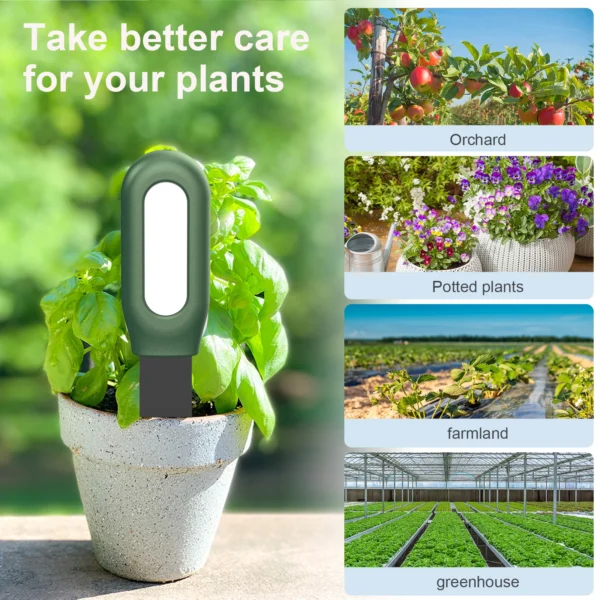Haozee Tuya Smart Zigbee Soil Tester Temperature and Humidity Meter Thermo Hygrometer Garden Automation Irrigation Detector - Image 12
