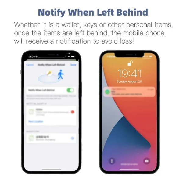 Mini Anti-Lost Tracking Device Bluetooth Works with Apple Find My APP Smart Tag Kid Pet GPS Tracker Alarm Reminder Positioner - Image 3