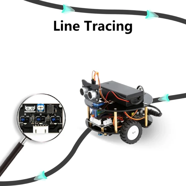 ESP32 Smart Robot Car Kit Remote Control Car for Arduino Programming Project STEM Education Science Coding Kit - Image 9